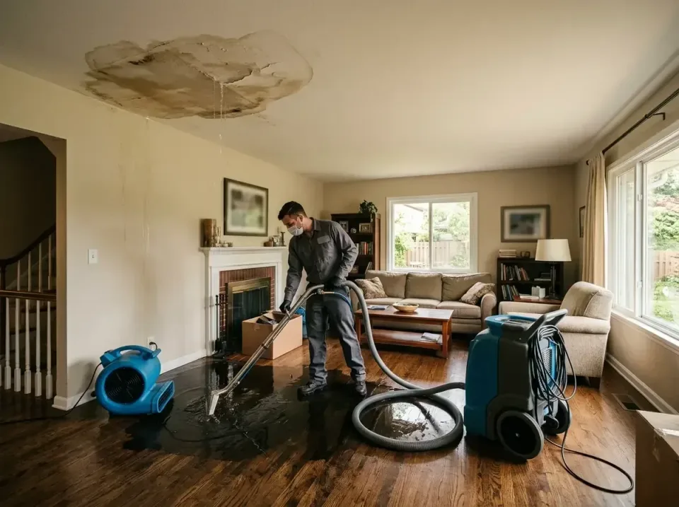 attic-pipe-burst-ceiling-drip-008 — frequently asked questions, Water Damage Restoration & Carpet Care in Elkhart, IN